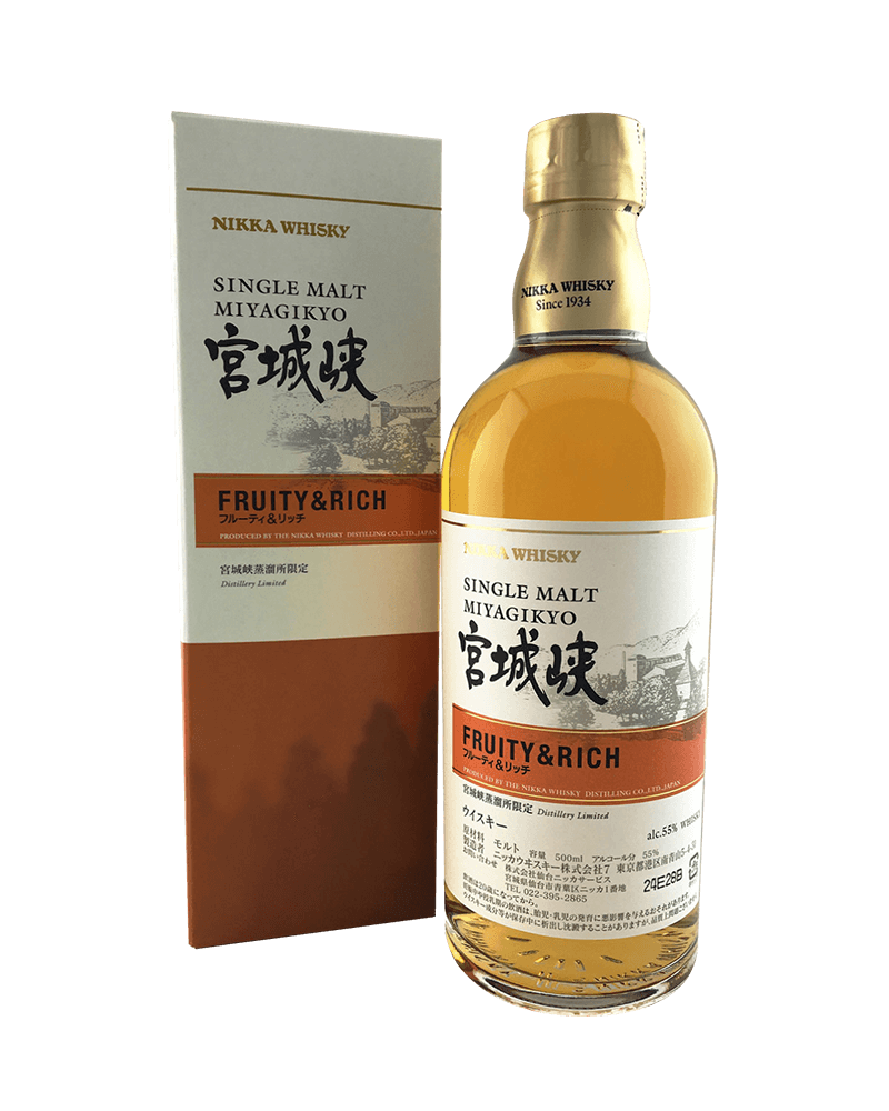 -Nikka Miyagikyo Fruity & Rich Single Malt Japanese Whisky-宮城峽花果風味桶單一麥芽威士忌500ml-加佳酒Plus9