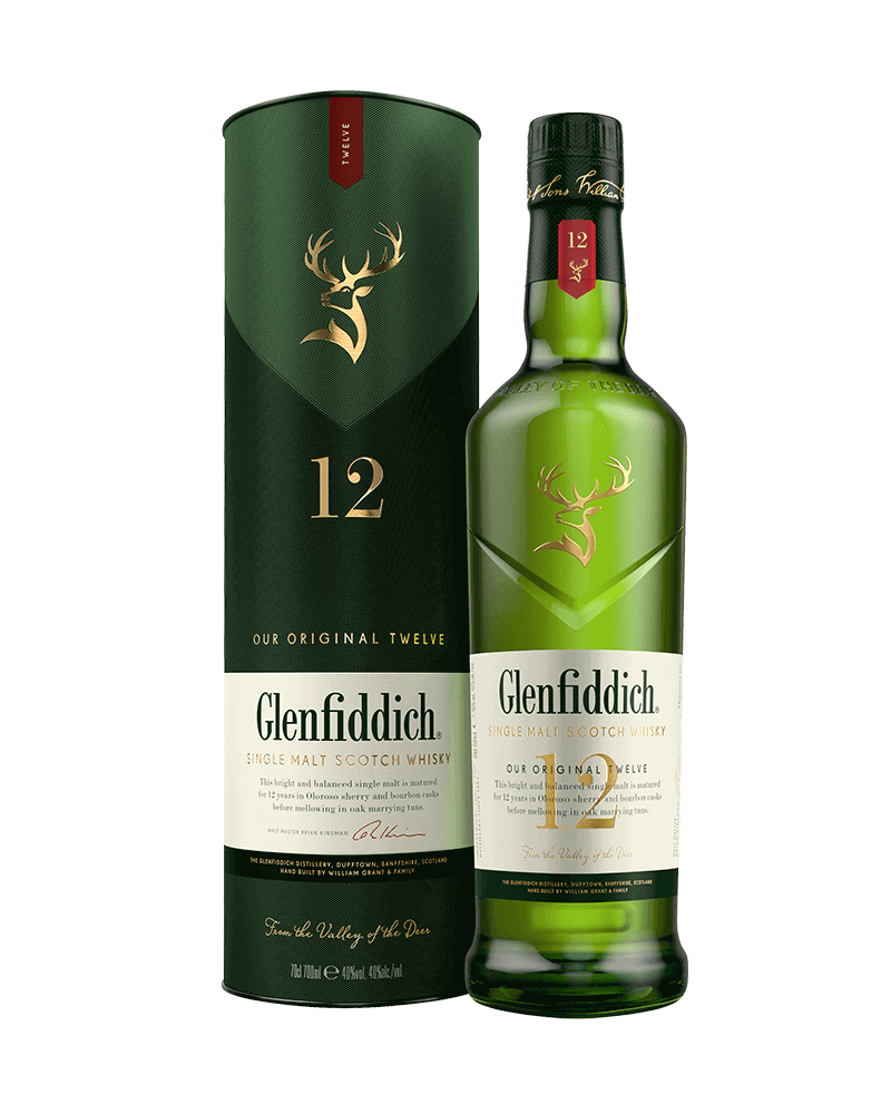 Glenfiddich 格蘭菲迪-Glenfiddich 12 Years Single Malt Scotch Whisky-格蘭菲迪12年單一麥芽蘇格蘭威士忌1000ml-加佳酒Plus9