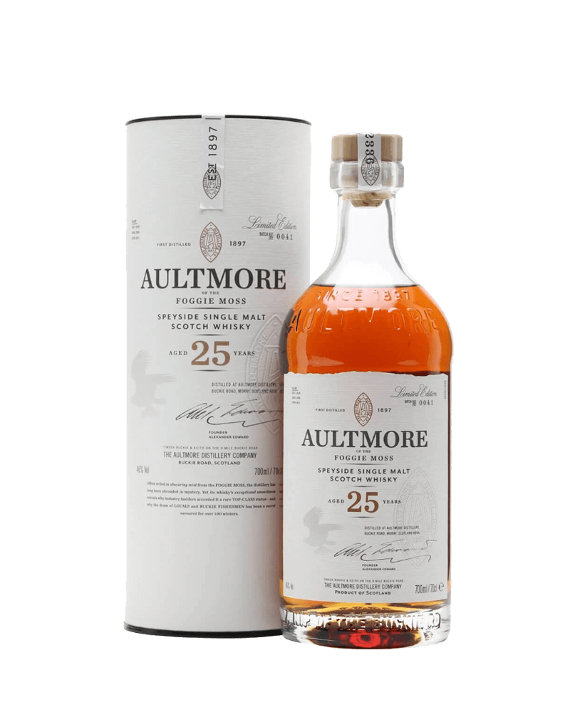 -Aultmore 25 Years Single Malt Scotch Whisky-雅墨25年單一麥芽蘇格蘭威士忌700ml-加佳酒Plus9