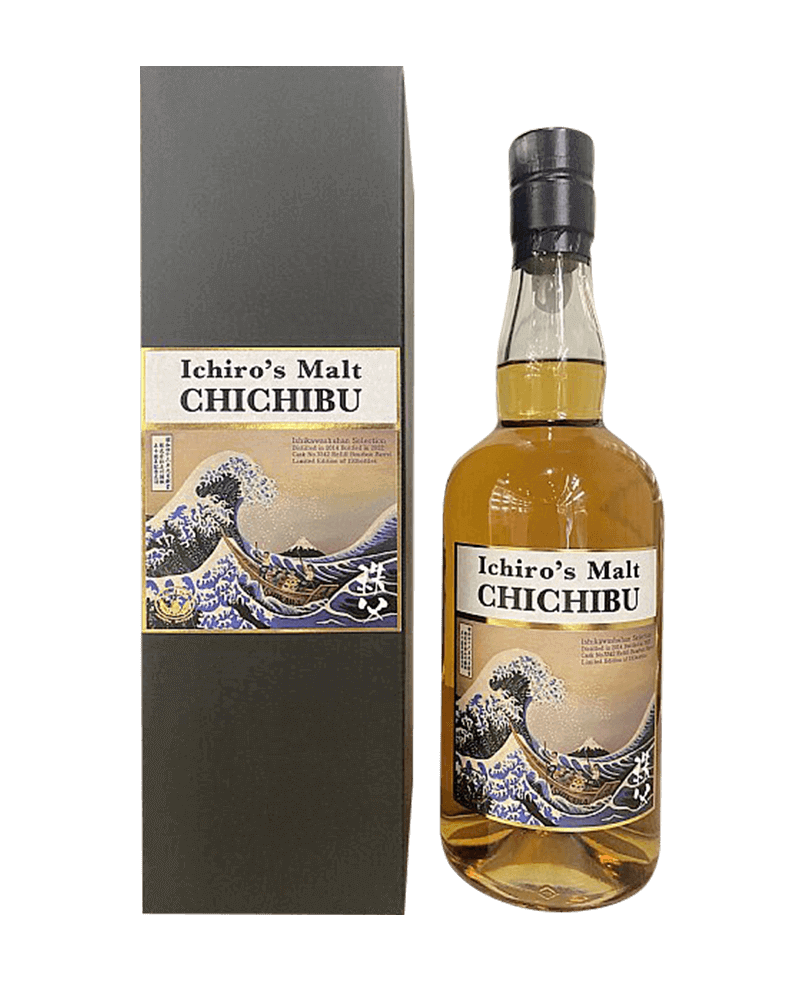 -Chichibu 2014~2022 #3342 64% Single Malt Japanese Whisky-秩父單桶神奈川海浪裏單一麥芽日本威士忌-加佳酒Plus9