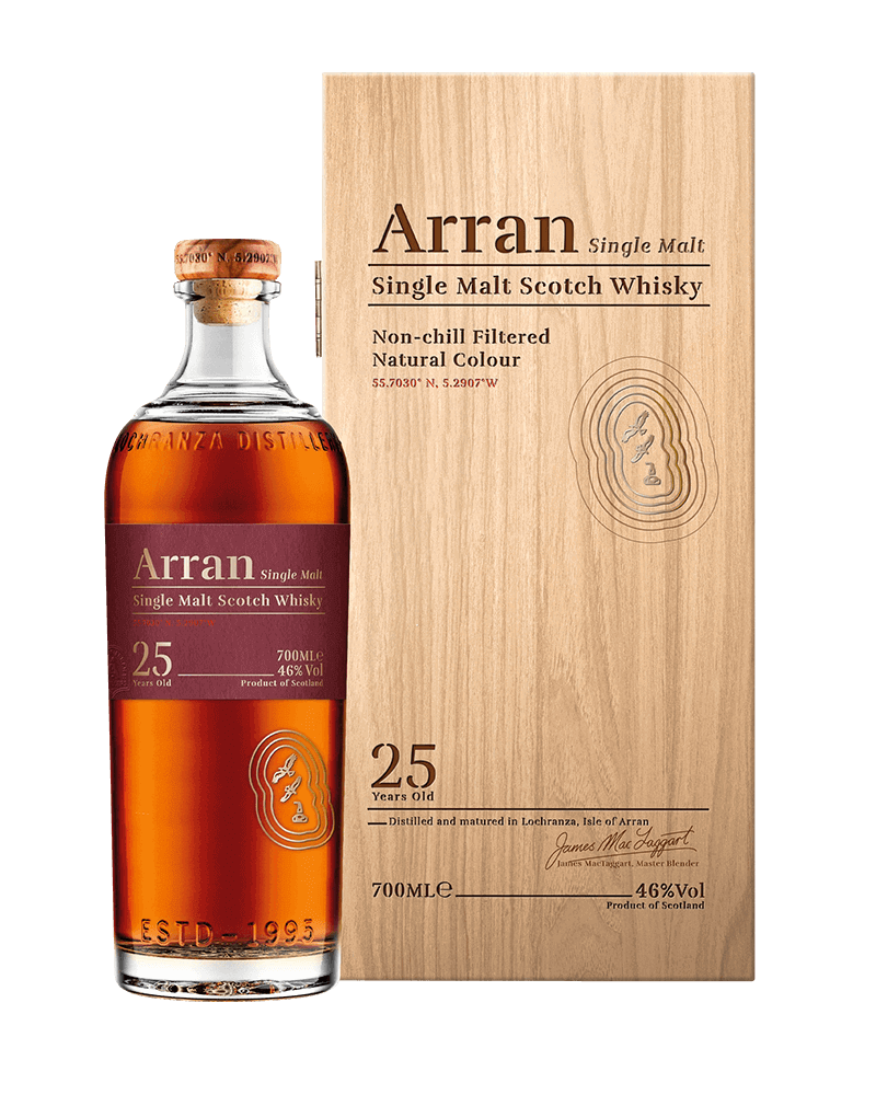 -Arran 25 Years Single Malt Scotch Whisky-愛倫25年單一麥芽蘇格蘭威士忌700ml-加佳酒Plus9