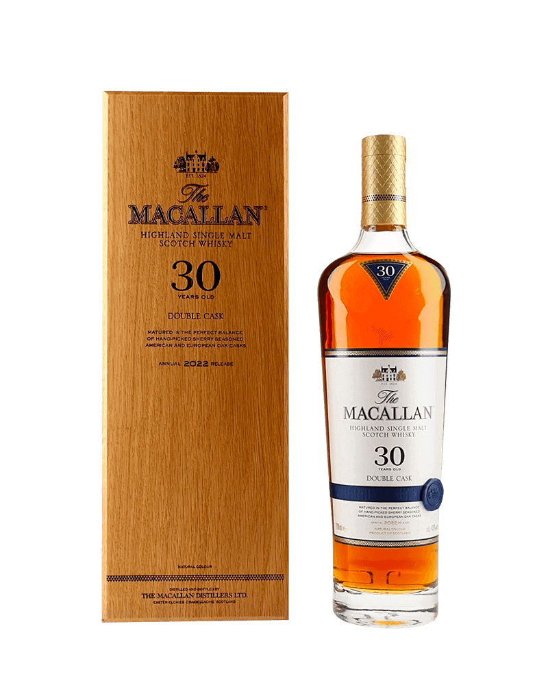 -Macallan Double Cask 30 Years Old Highland Single Malt Scotch Whisky-麥卡倫30年雪莉雙桶木盒版單一麥芽蘇格蘭威士忌700ml-加佳酒Plus9
