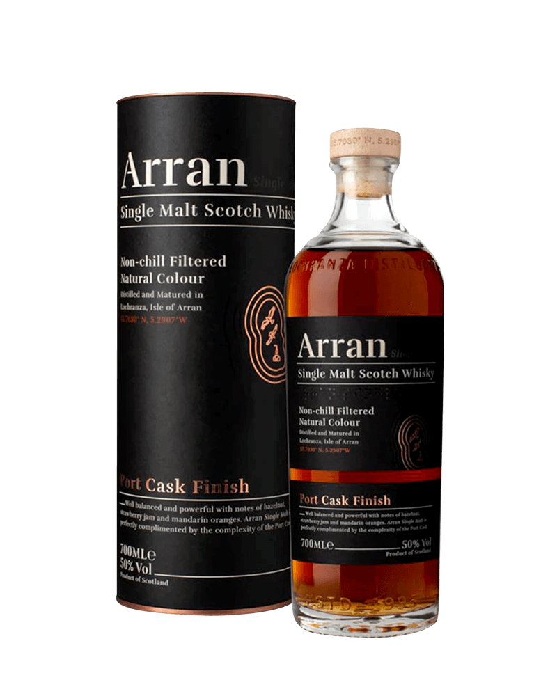 -Arran Port Cask Finish Single Malt Scotch Whisky-愛倫波特桶單一麥芽蘇格蘭威士忌700ml-加佳酒Plus9