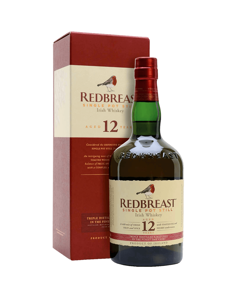 -Redbreast 12 Years Pot Still Single Malt Irish Whiskey-知更鳥12年單一麥芽愛爾蘭威士忌700ml-加佳酒Plus9
