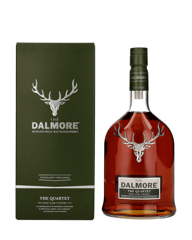 -Dalmore Quartet Single Malt Scotch Whisky-大摩Quartet四重奏單一麥芽蘇格蘭威士忌1000ml-加佳酒Plus9