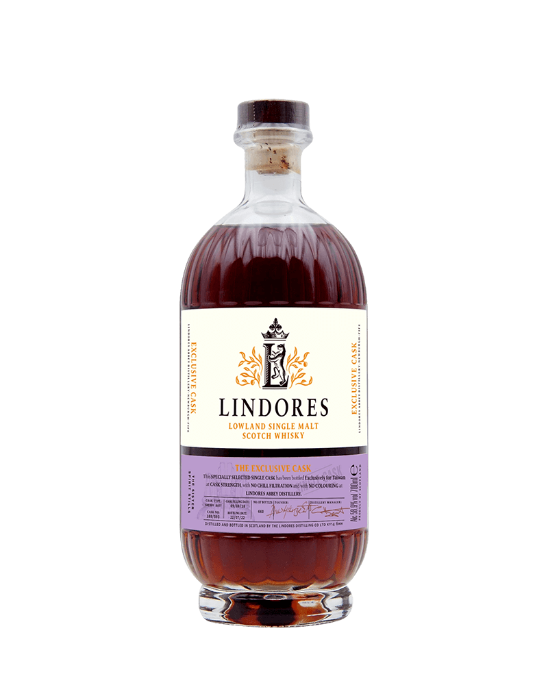 -Lindores Abbey First-fill Sherry Cask Exclusive for Taiwan Single Malt Scotch Whisky-林多修道院 2018首裝雪莉單桶台灣限定版#180593 58.9% 單一麥芽蘇格蘭威士忌 700ml-加佳酒Plus9