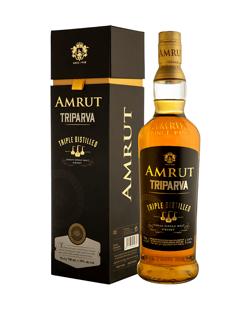 -Amrut Triparva 50% Single Malt Indian Whisky-雅沐特Amrut三次蒸餾Triparva單一麥芽印度威士忌-加佳酒Plus9