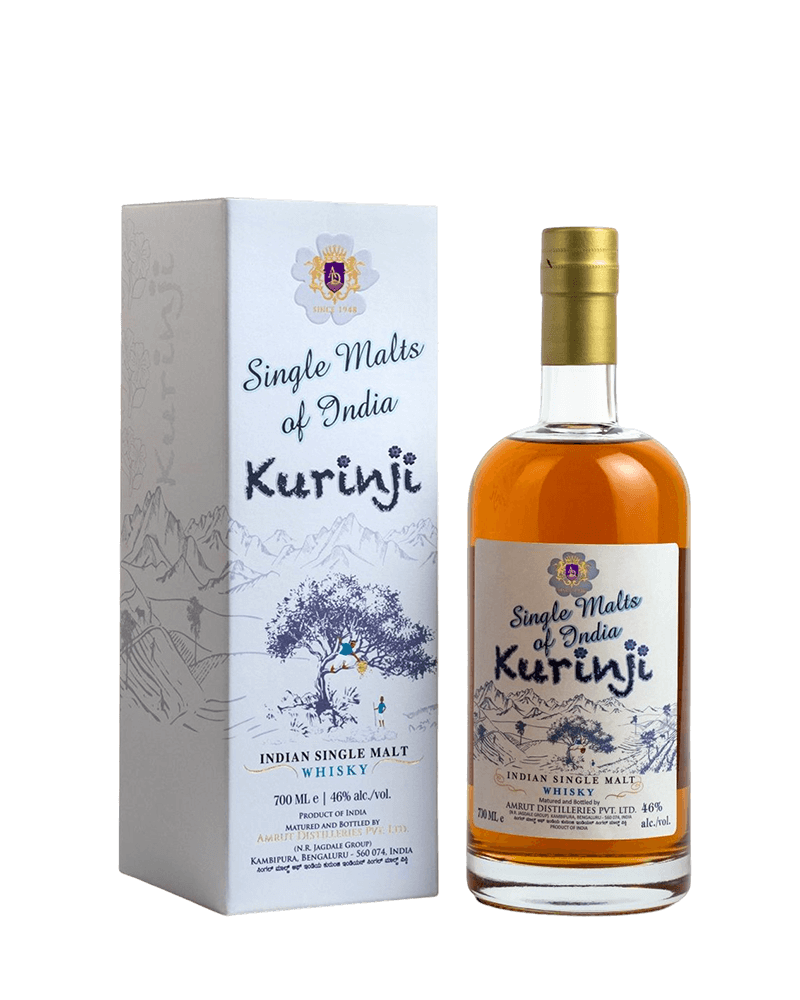 -Amrut Kurinjl 46% Single Malt Indian Whisky-雅沐特Amrut科吉花單一麥芽印度威士忌-加佳酒Plus9