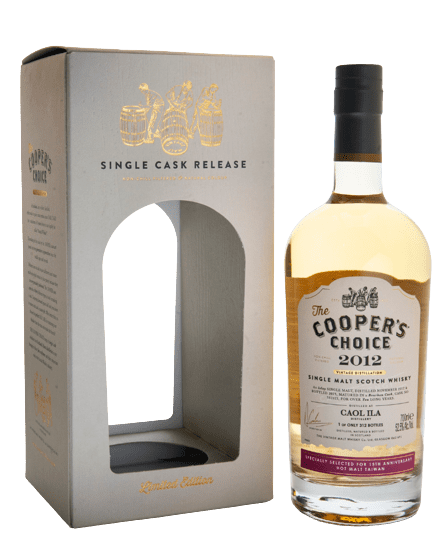 -The Cooper’s Choice Caol Ila 2012 10 Years Specially Selected For Hot Malt Taiwan Matured Bourbon Cask Single Malt Scotch Whisky-酷選大師The Cooper’s Choice 卡爾里拉(台灣專屬款)  2012 10年波本桶 #331923 52.5%單一麥芽蘇格蘭威士忌700ml-加佳酒Plus9