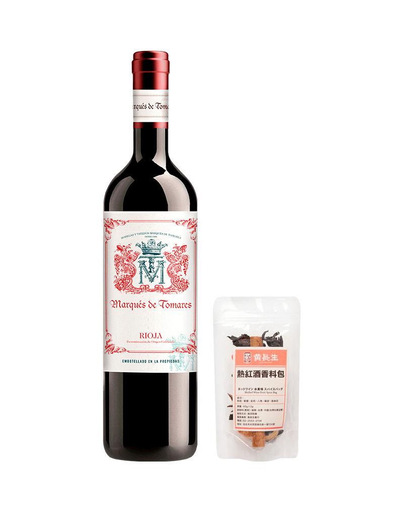 Marques de Tomares-托瑪侯爵特選紅酒 + 熱紅酒香料包套組-托瑪侯爵特選紅酒 + 熱紅酒香料包套組-加佳酒Plus9