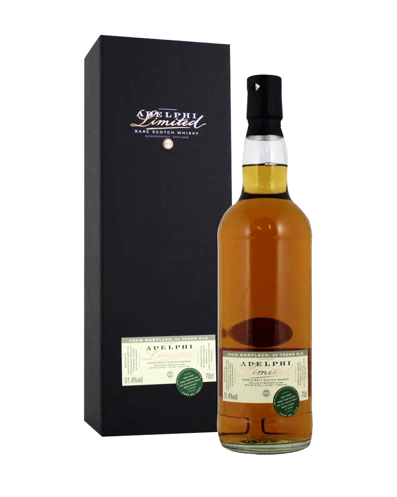 -Adelphi Mortlach1986 36 Years Bourbon Cask #2040 51.4% Single Malt Scotch Whisky-Adelphi艾德菲慕赫1986 36年波本桶單一麥芽蘇格蘭威士忌700ml-加佳酒Plus9
