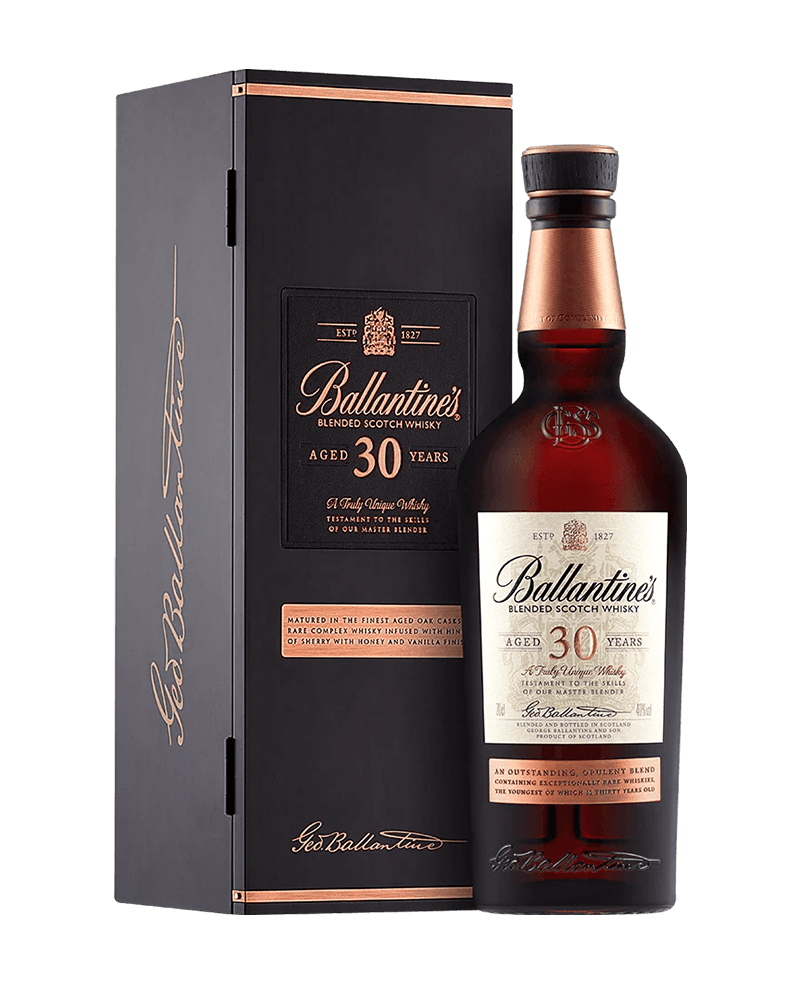 -Ballantine's 30 Years Old Blended Scotch Whisky-百齡罈30年調和蘇格蘭威士忌-加佳酒Plus9