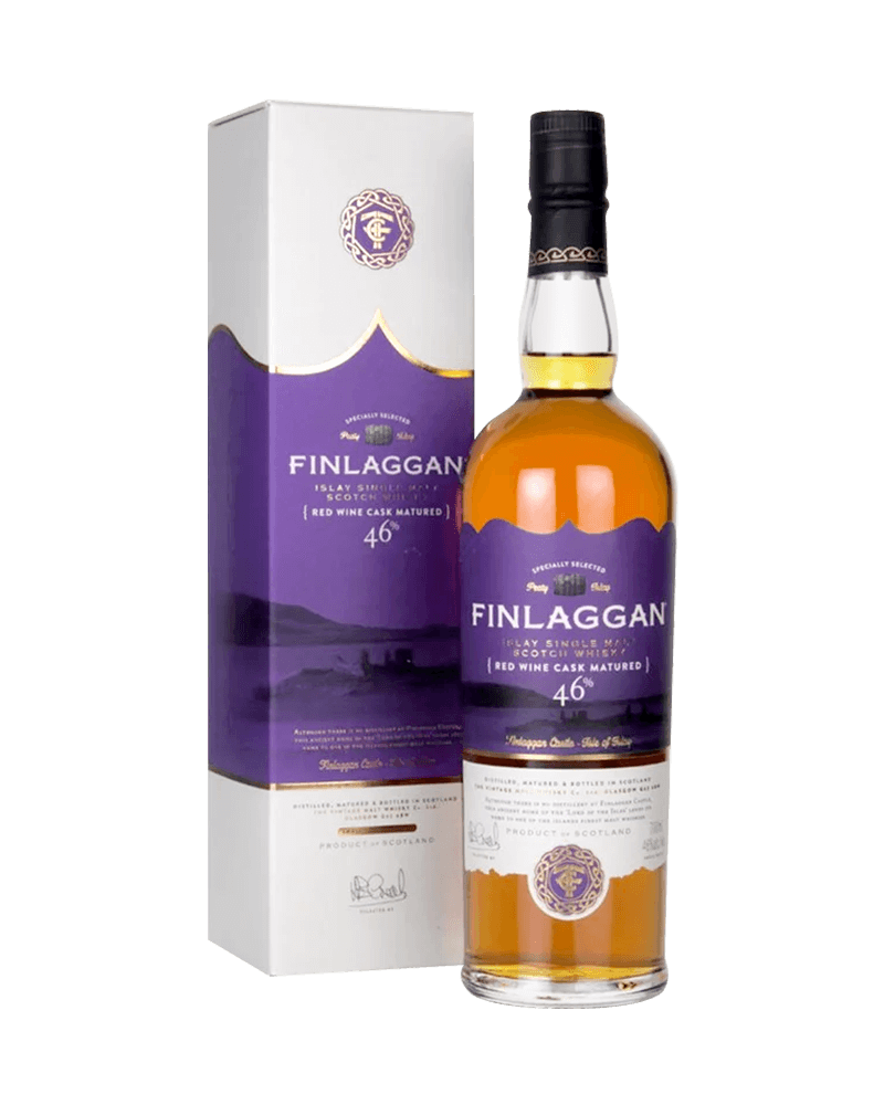 -Finlaggan Red Wine Cask 46% Single Islay Malt Whisky-Finlaggan艾雷瘋紅酒桶單一麥芽蘇格蘭威士忌700ml-加佳酒Plus9