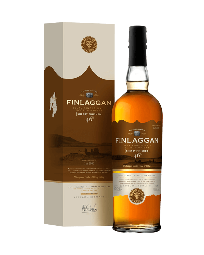 -Finlaggan Sherry Finished 46% Single Islay Malt Whisky-Finlaggan艾雷瘋雪莉桶單一麥芽蘇格蘭威士忌700ml-加佳酒Plus9