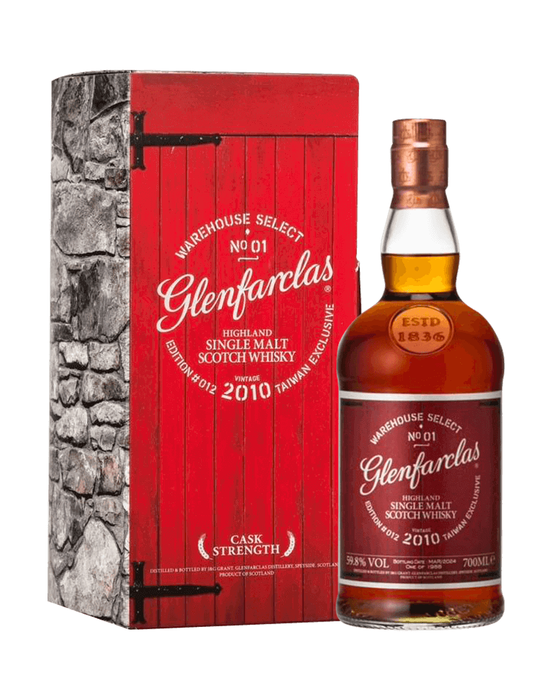 -Glenfarclas Warehouse Select Cask Strength Edition 12 2010-格蘭花格紅門窖藏原酒2010單一麥芽威士忌-加佳酒Plus9