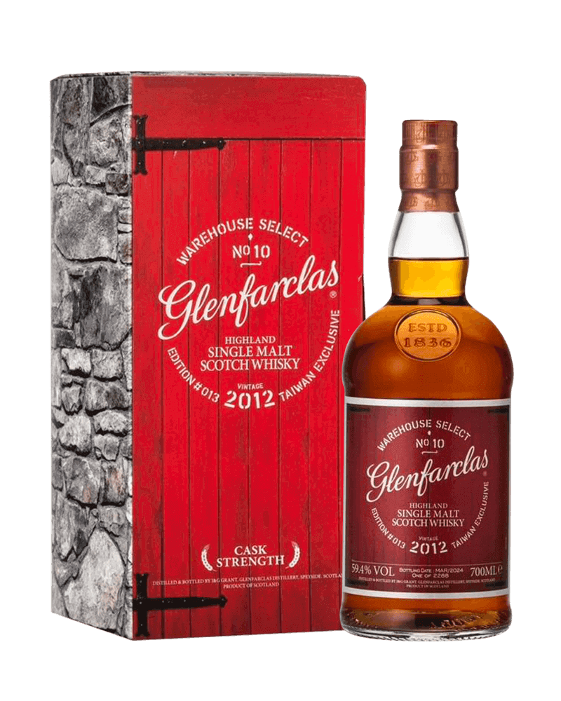 -Glenfarclas Warehouse Select Cask Strength Edition 13 2012-格蘭花格紅門窖藏原酒2012單一麥芽威士忌-加佳酒Plus9