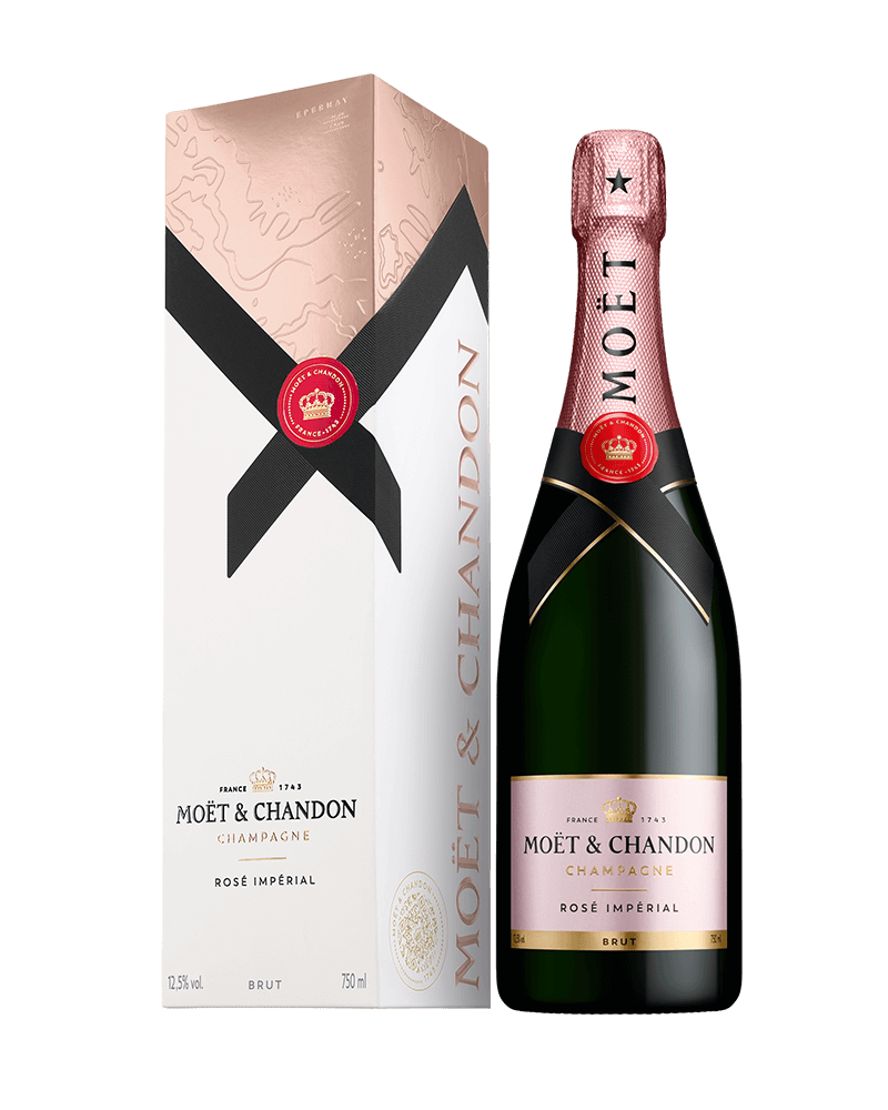 Moet & Chandon Champagne-Moet & Chandon Rose Imperial Champagne Gift Box-酩悅粉紅香檳 禮盒版-加佳酒Plus9