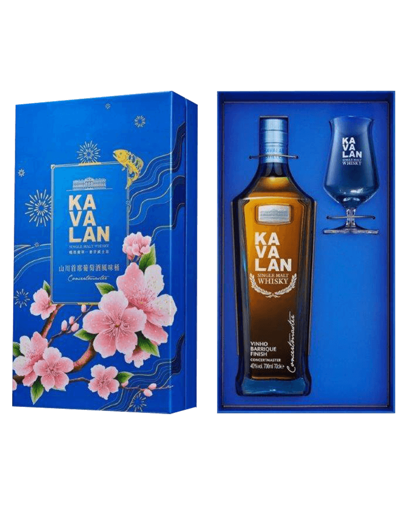 -Kavalan Concertmaster  Vinho Barrique Cask Finish Single Malt Whisky-噶瑪蘭山川首席葡萄酒風味桶禮盒-加佳酒Plus9