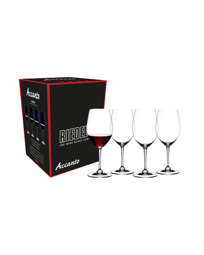 -Riedel Accanto Red Wine Glasses Set of 4-Riedel  Accanto系列酒杯套組-加佳酒Plus9