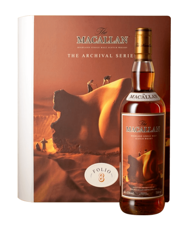 -Macallan The Archival Series Folio 8 Single Malt Scotch Whisky-麥卡倫Folio 8 書冊8檔案系列單一麥芽蘇格蘭威士忌-加佳酒Plus9