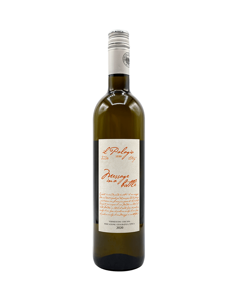 Tenuta Il Palagio-Message in a Bottle White IGT-搖滾詩人酒莊 瓶中信 白酒-加佳酒Plus9