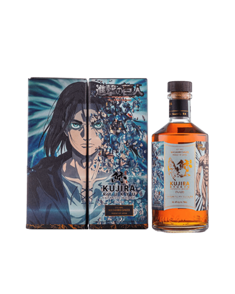 昌廣酒造-Kujira-鯨 琉球威士忌 x《進擊的巨人》聯名10週年紀念酒款 艾連·葉卡-加佳酒Plus9