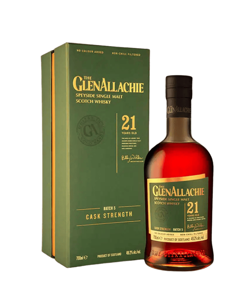 格蘭艾樂奇酒廠-GlenAllachie 21 Years Speyside Single Malt Scotch Whisky-格蘭艾樂奇-21年第五批次原酒 單一麥芽威士忌-加佳酒Plus9