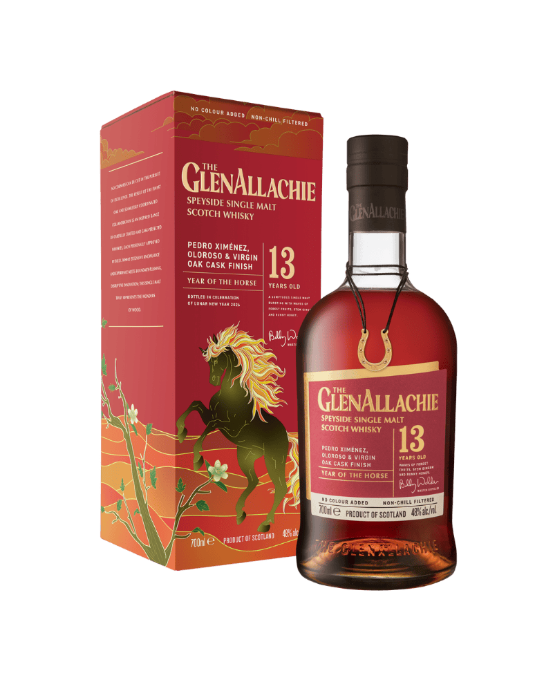 格蘭艾樂奇-The Glenallachie Year of the Horse 13-year-old Px, Oloroso & Virgin Oak Cask Matured-格蘭艾樂奇 2026馬年限定13年單一麥芽威士忌-加佳酒Plus9