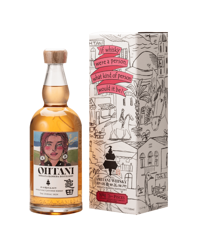 新潟龜田蒸溜所-OHTANI WHISKY Zodiac Sign Series Vol.1《Pisces》Japanese Single Malt Whisky-龜田蒸溜所 十二星座 × 雙魚座 單一麥芽威士忌-加佳酒Plus9