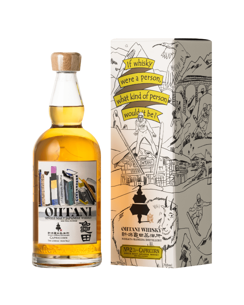 新潟龜田蒸溜所-OHTANI WHISKY Zodiac Sign Series Vol.2《Capricorn》Japanese Single Malt Whisky-龜田蒸溜所 十二星座 × 摩羯座 單一麥芽威士忌-加佳酒Plus9