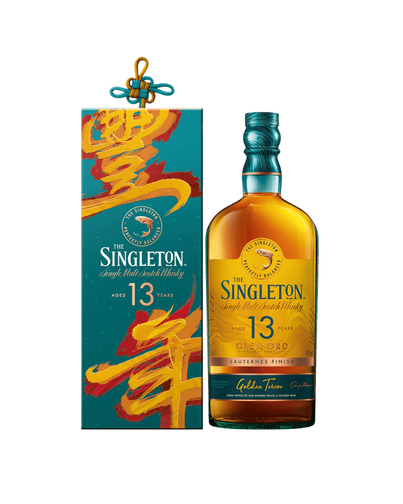 蘇格登-The Singleton Glen Ord 13YO Golden Tresor Sauternes Finish 2026 CNY Limited Edition-蘇格登 醇金13年 2026限定版禮盒-加佳酒Plus9