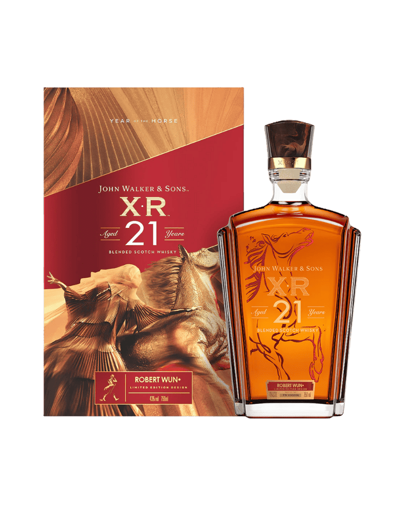 約翰走路-Johnnie Walker XR 21Y Year of the Horse Limited Edition-約翰走路 XR 21年 馬年限定版禮盒-加佳酒Plus9