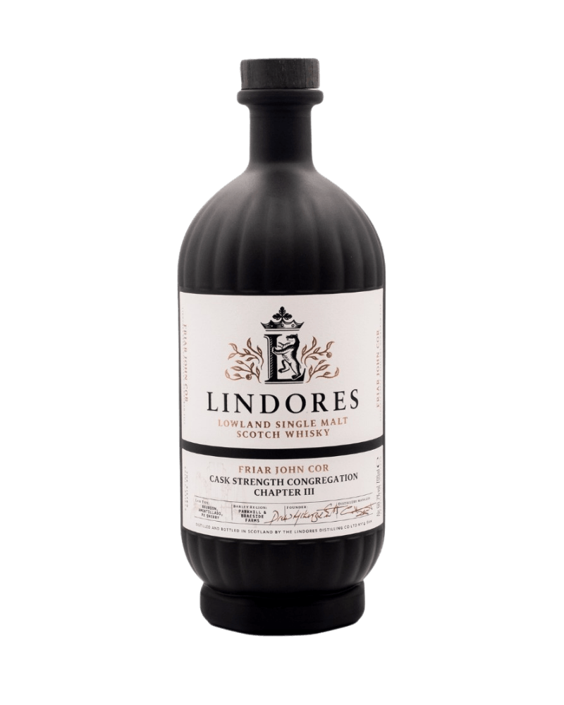 林多修道院-Lindores Abbey Friar John Cor - The Cask Strength Congregation Batch -  Chapter 3 Lowland Single Malt Whisky-林多修道院「約翰柯爾」第三章 限量黑瓶 單一麥芽威士忌-加佳酒Plus9