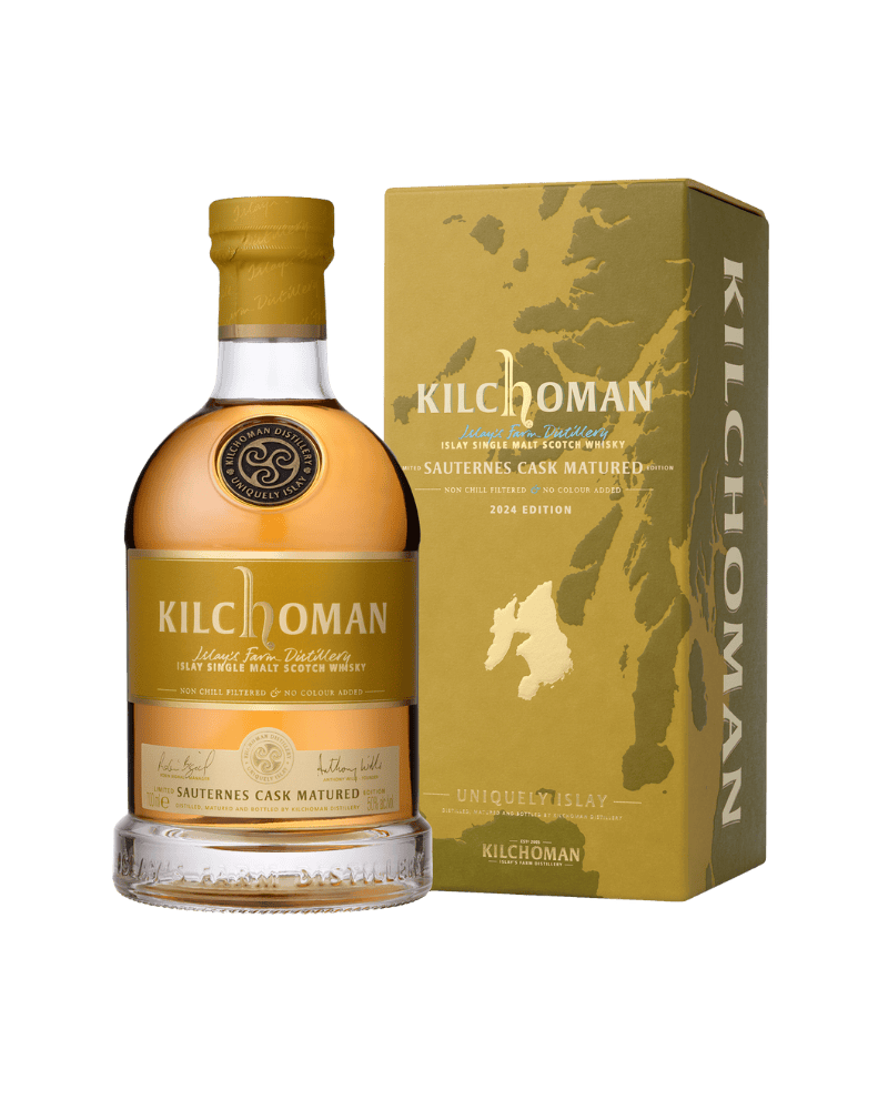 齊侯門酒廠-Kilchoman Sauternes Cask Matured 2024 Edition Islay Single Malt Scotch Whisky-齊侯門蘇玳桶2024單一麥芽蘇格蘭威士忌-加佳酒Plus9