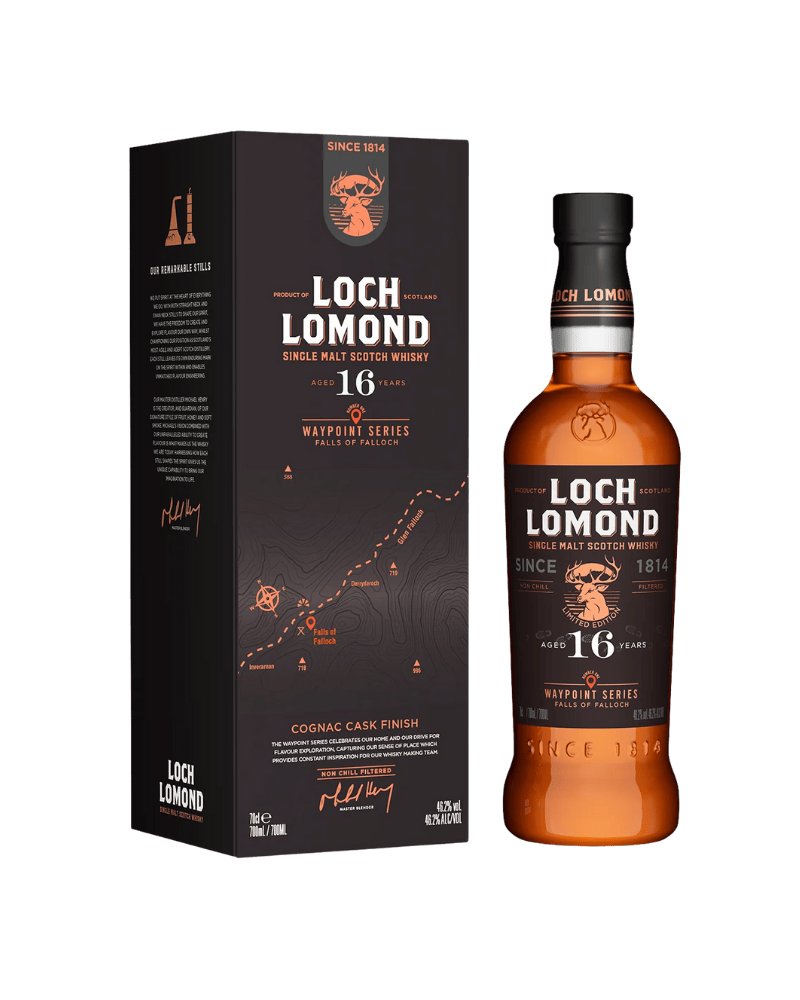 羅夢湖酒廠-Loch Lomond 16YO Waypoint Series Single Malt Scotch Whisky-羅夢湖 16 年探索系列 Waypoint 單一麥芽威士忌 46.2%-加佳酒Plus9
