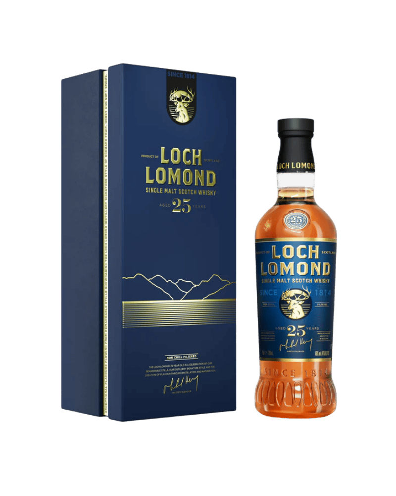 羅夢湖酒廠-Loch Lomond 25YO Single Malt Scotch Whisky-羅夢湖 25 年限量珍藏版 單一麥芽威士忌 46%-加佳酒Plus9
