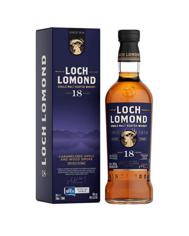 羅夢湖酒廠-Loch Lomond 18YO Single Malt Scotch Whisky-羅夢湖 18 年雙金榮耀 單一麥芽威士忌-加佳酒Plus9