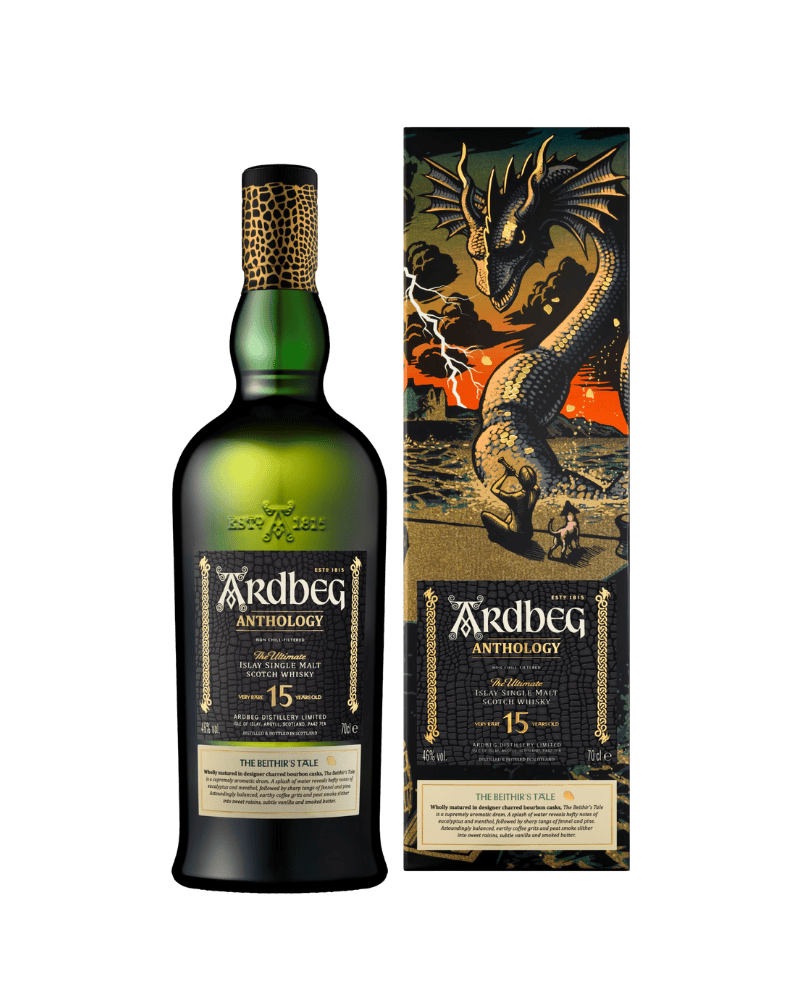 雅柏酒廠-Ardbeg 15 Years Old Anthology: Ardbeg The Beithir’s Tale Isaley Single Malt Scotch Whisky-雅柏 神話選輯 傳奇三部曲「貝希爾」大蛇-加佳酒Plus9