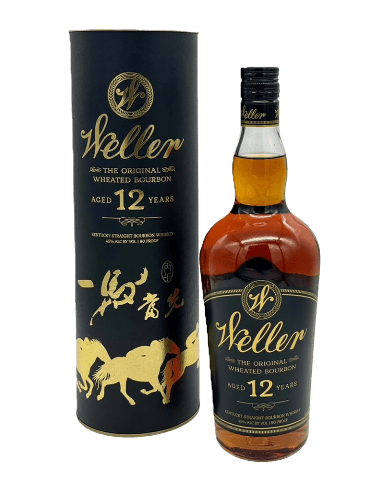 威勒酒廠-W.L. Weller 12Y Wheated Bourbon Whiskey Year of the Horse Limited Edition-威勒 12年小麥波本威士忌 馬年限定禮盒-加佳酒Plus9