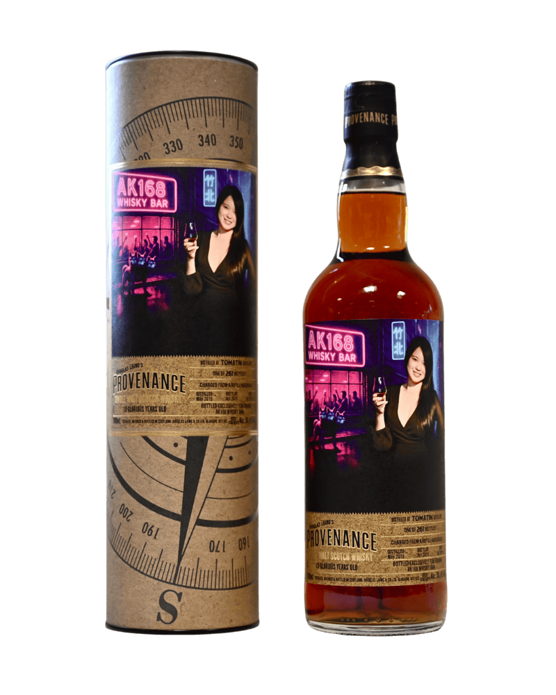 湯瑪汀-Tomatin 2015 Single Cask Strength Single Malt Scotch Whisky-凱莉兒微醺頻道 x AK168 Whisky Bar 聯名包桶-湯瑪丁2015限量單桶原酒-加佳酒Plus9