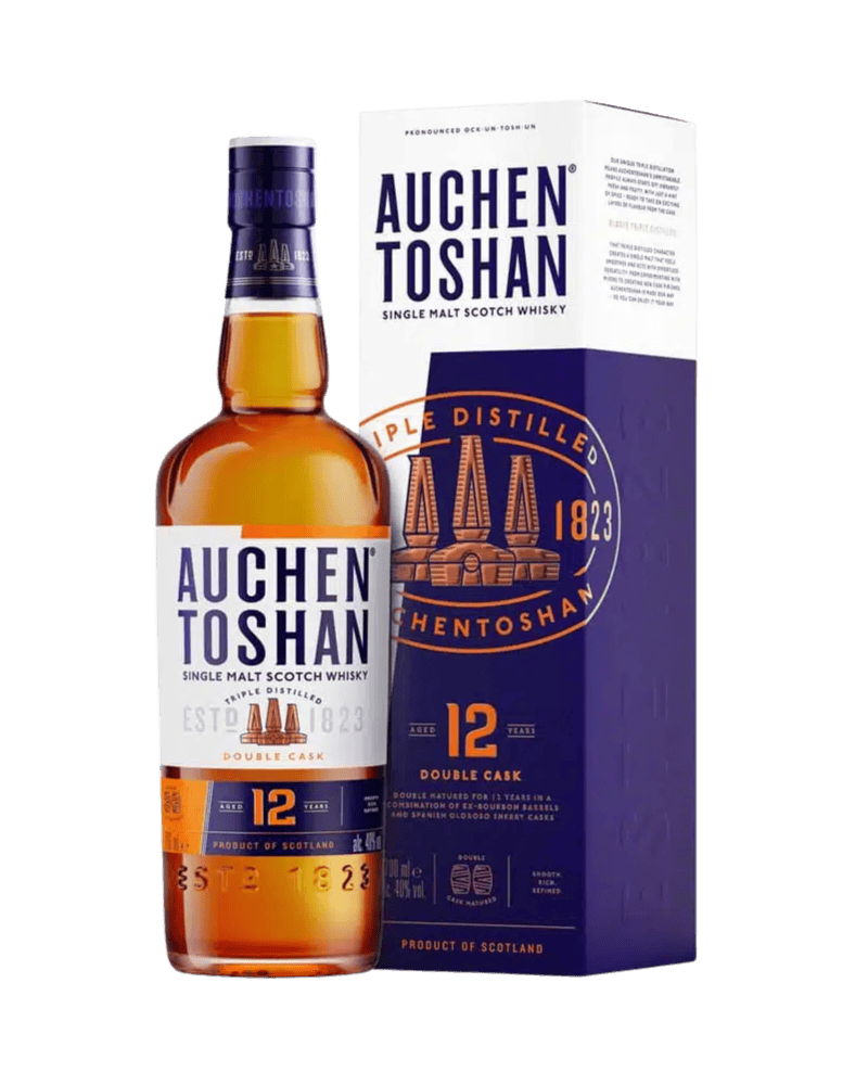 歐肯-Auchentoshan 12 Year Old  Double Cask-歐肯12年雙桶單一麥芽蘇格蘭威士忌-加佳酒Plus9