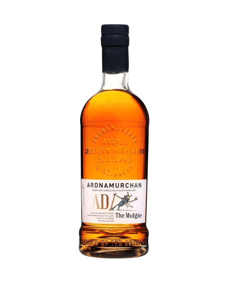 艾德麥康-Ardnamurchan AD/The Midgie Single Malt Scotch Whisky 48%-艾德麥康「AD/蚊韻」The Midgie漫畫標 單一麥芽威士忌48%-加佳酒Plus9