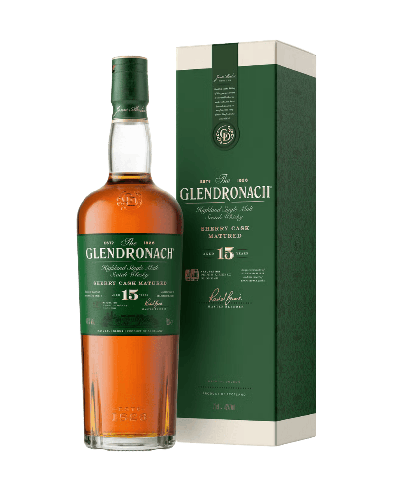 -Glendronach 15 Years Single Malt Scotch Whisky-格蘭多納15年單一麥芽蘇格蘭威士忌(新版)-加佳酒Plus9
