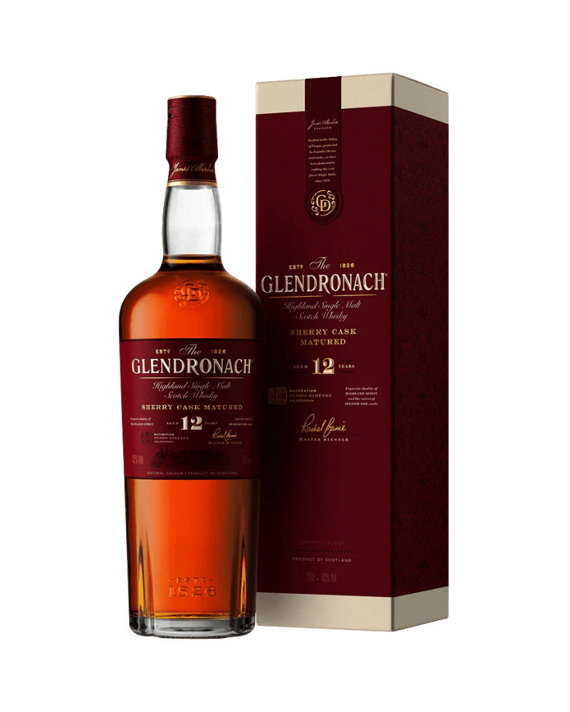 -Glendronach 12 Years Single Malt Scotch Whisky-格蘭多納12年單一麥芽蘇格蘭威士忌-加佳酒Plus9