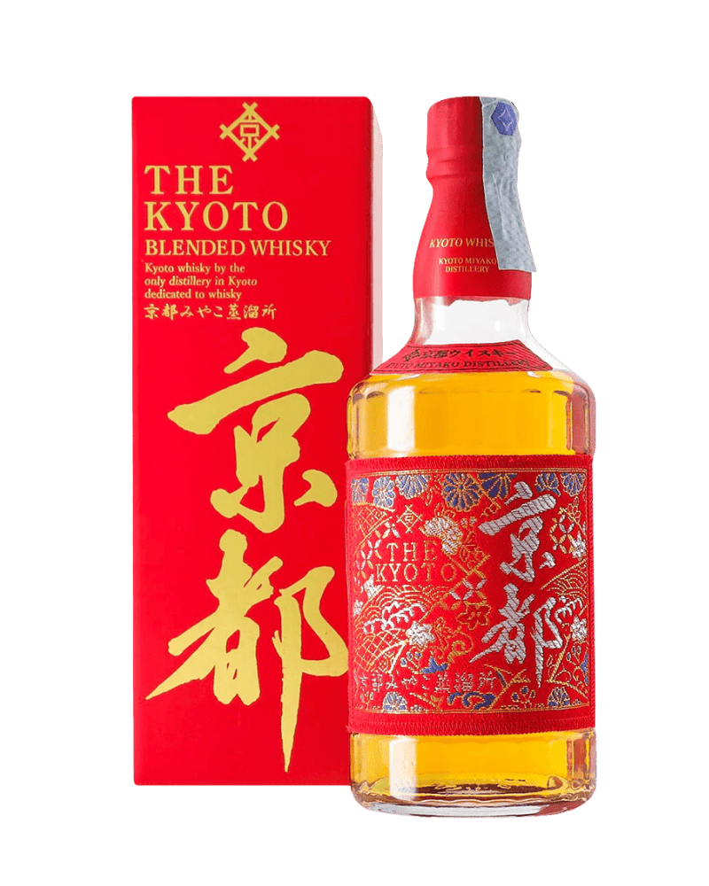 京都Miyako蒸餾所-The Kyoto Blended Whisky-京都威士忌 西陣織赤帶-加佳酒Plus9