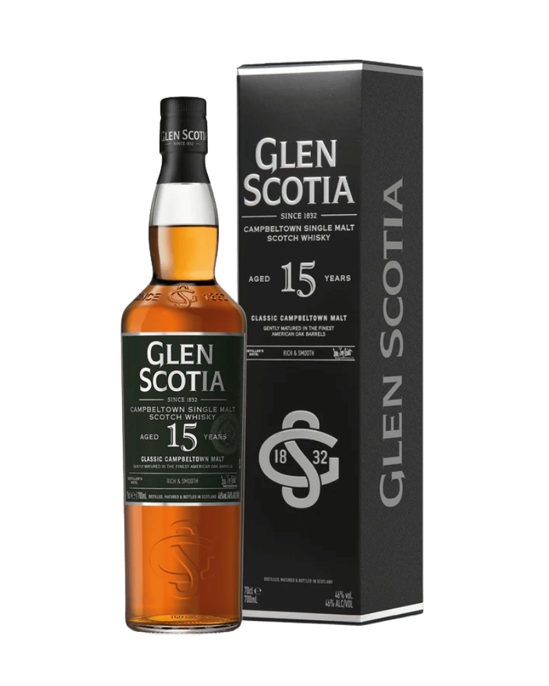 格蘭帝-GLEN SCOTIA AGED 15 Years SINGLE MALT SCOTCH WHISKY-格蘭帝15年單一麥芽蘇格蘭威士忌700ml-加佳酒Plus9