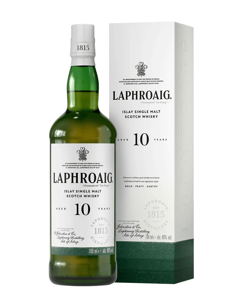 拉佛格-Laphroaig 10 Years Single Malt Scotch Whisky-拉弗格10年單一麥芽蘇格蘭威士忌-加佳酒Plus9
