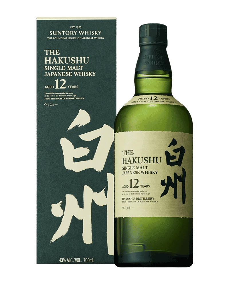 白州蒸餾所-THE HAKUSHU AGED 12 YEARS SINGLE MALT WHISKY-白州 12 年單一麥芽日本威士忌-加佳酒Plus9