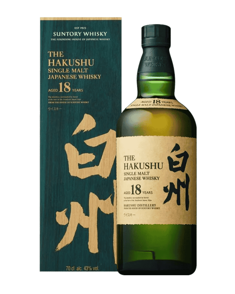 白州蒸餾所-HAKUSHU 18 Years SINGLE MALT WHISKY-白州18年單一麥芽日本威士忌700ml-加佳酒Plus9
