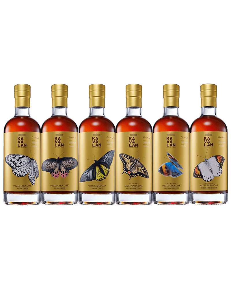 金車噶瑪蘭-Kavalan Mizunara Oak Classic Collection Set – Mizunara Oak Cask Strength & Peated Mizunara Oak Cask Strength-噶瑪蘭水楢桶《經典珍藏套組》－水楢原酒＋煙燻泥煤水楢原酒-加佳酒Plus9